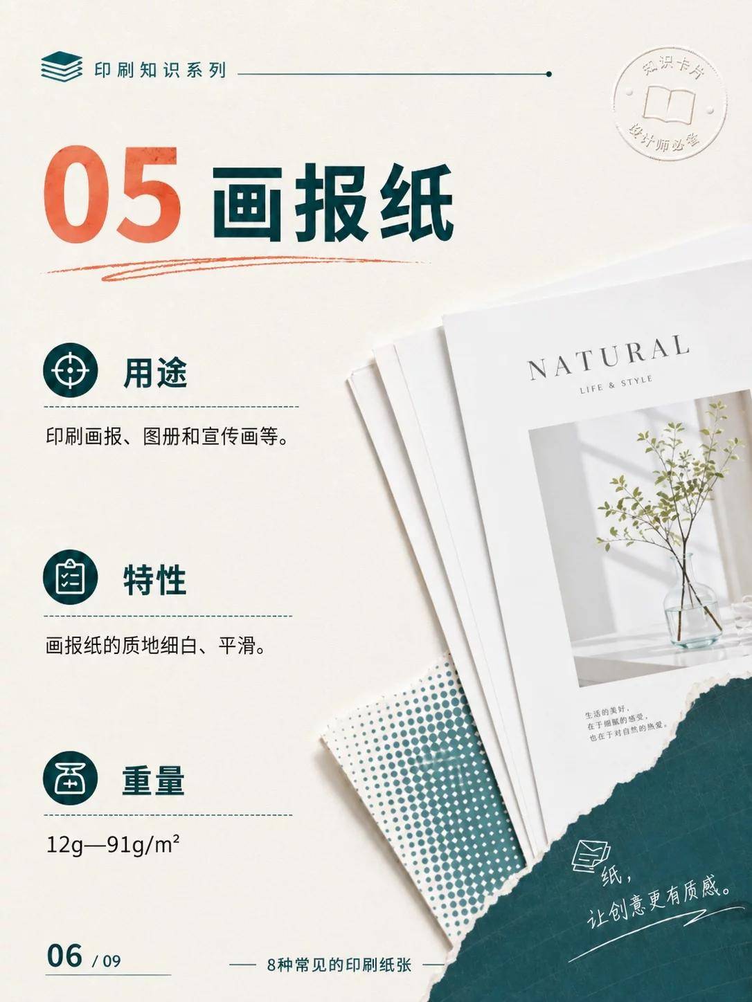 印刷选纸别再靠猜！8种常见纸张用途一次看懂