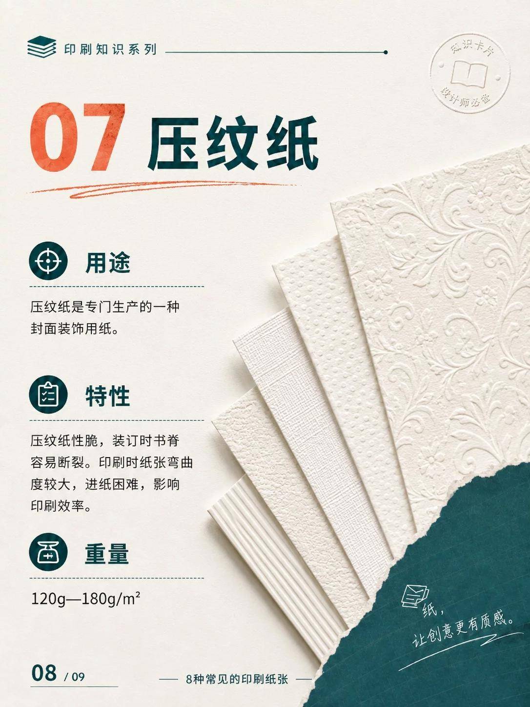 印刷选纸别再靠猜！8种常见纸张用途一次看懂